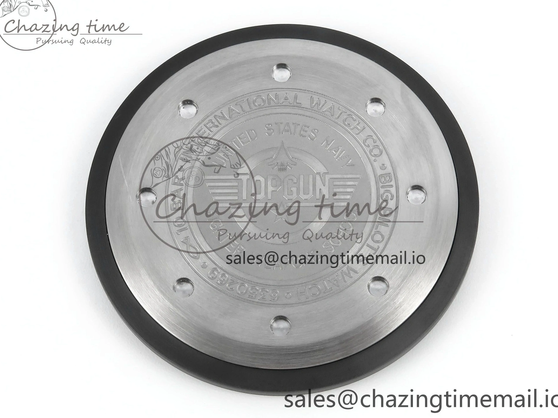 MIROTIME 1229 Durable Pilot Top Gun IW326901 M+F 1:1 Best Edition Black Dial on Black Nylon Strap MY 7003